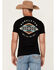 Image #1 - Pendleton Men's Boot Barn Exclusive Pinto Mountains Short Sleeve Graphic T-Shirt, Black, hi-res