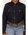 Image #3 - Cody James Boys' Cave Creek Long Sleeve Pearl Snap Western Denim Shirt, Dark Wash, hi-res