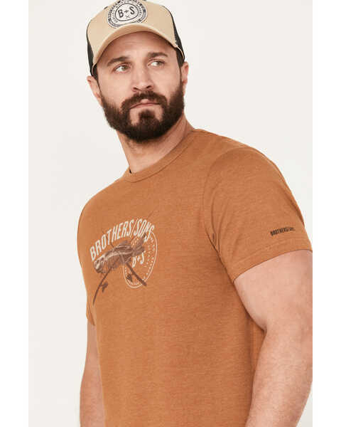 Image #2 - Brothers and Sons Men's Fish Short Sleeve Graphic T-Shirt, Rust Copper, hi-res