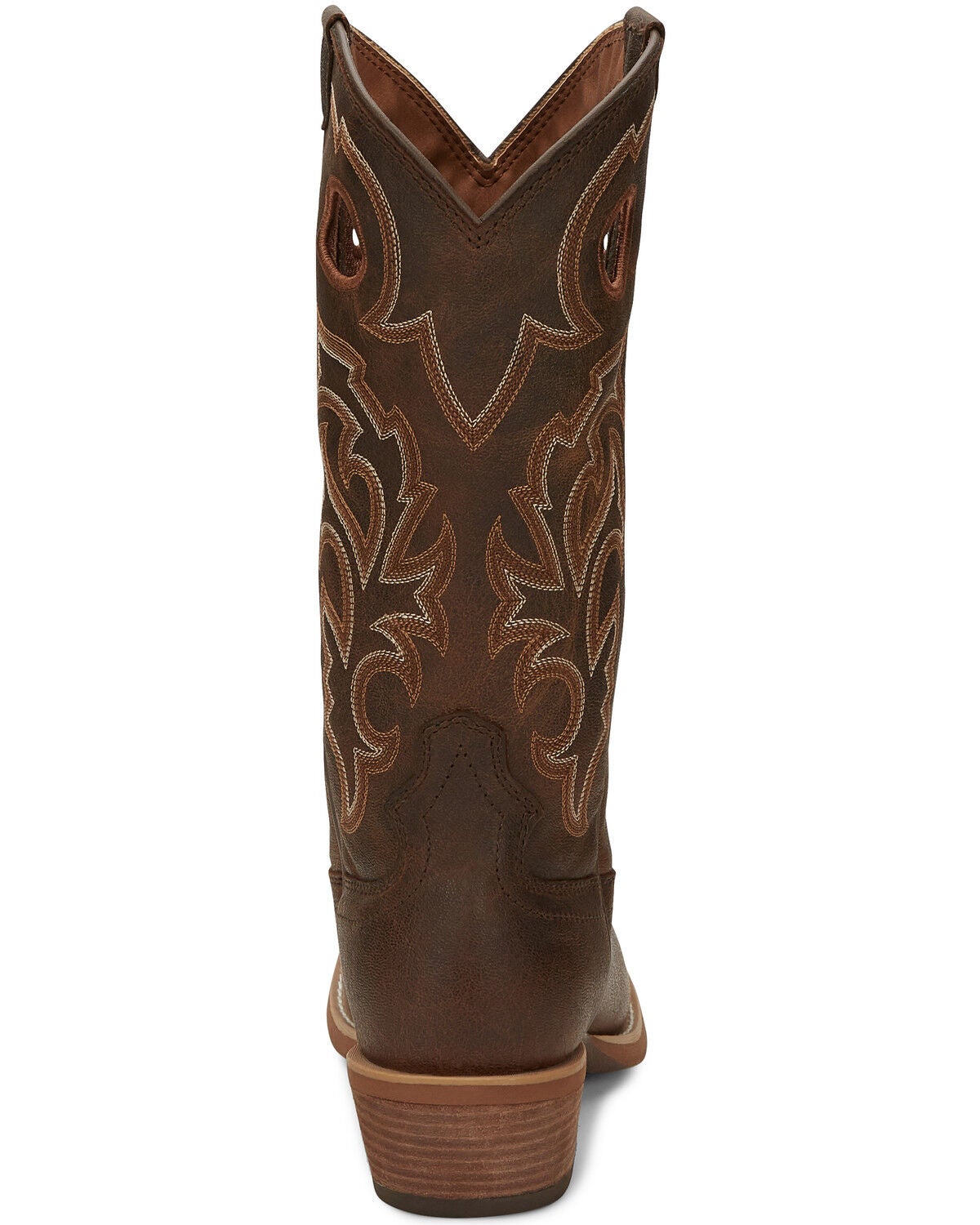 brown western boots