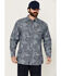 Image #1 - Ariat Men's FR Pacific Long Sleeve Snap Work Shirt, Navy, hi-res