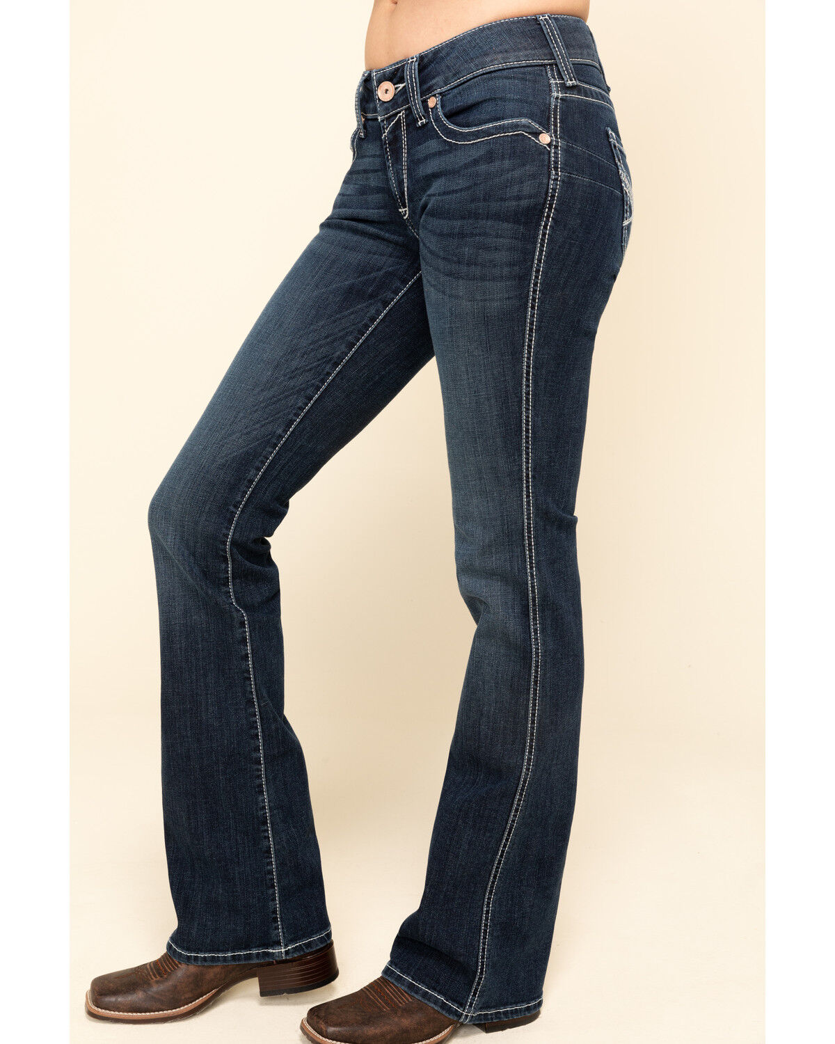 low rise bootcut pants