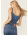 Image #4 - Levi's Women's Dark Medium Wash Western Alani Corset, , hi-res