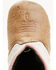 Image #6 - Boot Barn Infant Girls' Skyler Poppet Booties - Round Toe, White, hi-res