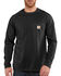 Carhartt Men's Solid Force Long Sleeve Work Shirt - Big & Tall, Black, hi-res