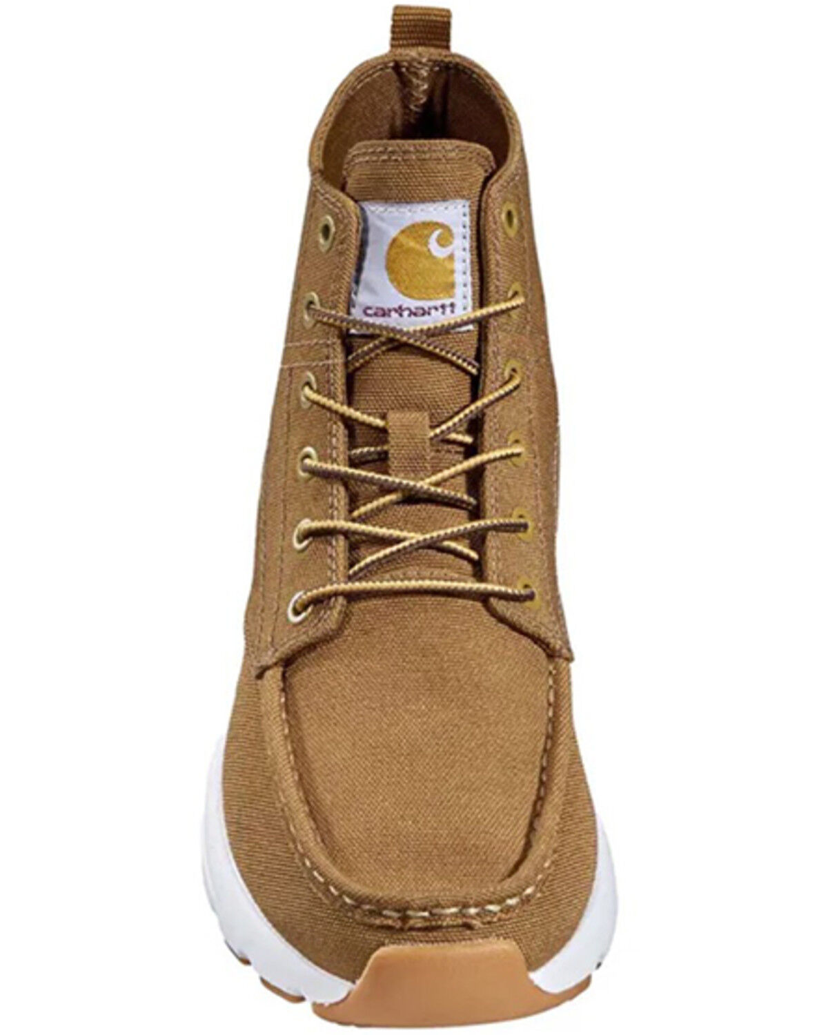 Image #4 - Carhartt Men's Haslett Canvas Moc Chukka Boots - Soft Toe, Brown, hi-res