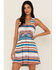 Idyllwind Women's Southwestern Print Sleeveless Dress, Teal, hi-res