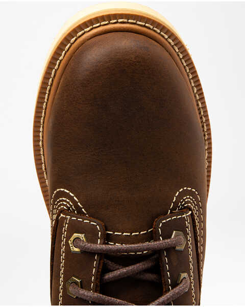 Image #6 - Hawx Men's 6" Lacer Work Boots - Soft Toe, Brown, hi-res