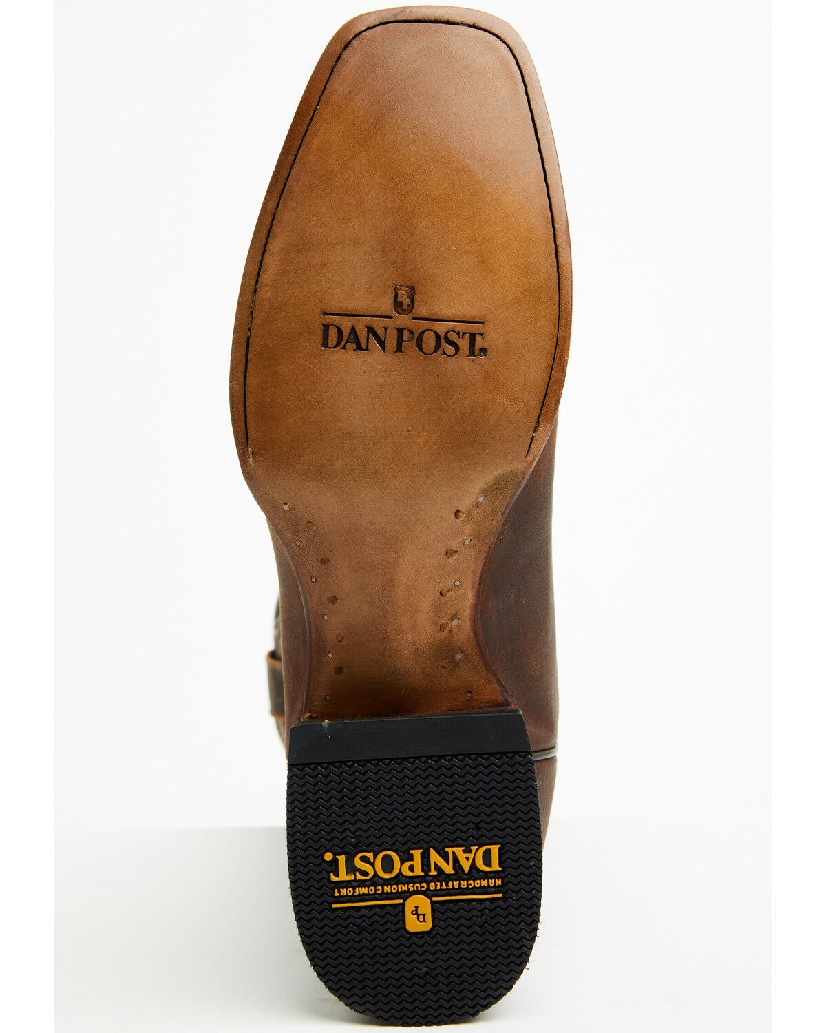 Image #7 - Dan Post Men's Remington Tall Western Boots - Square Toe, Brown, hi-res