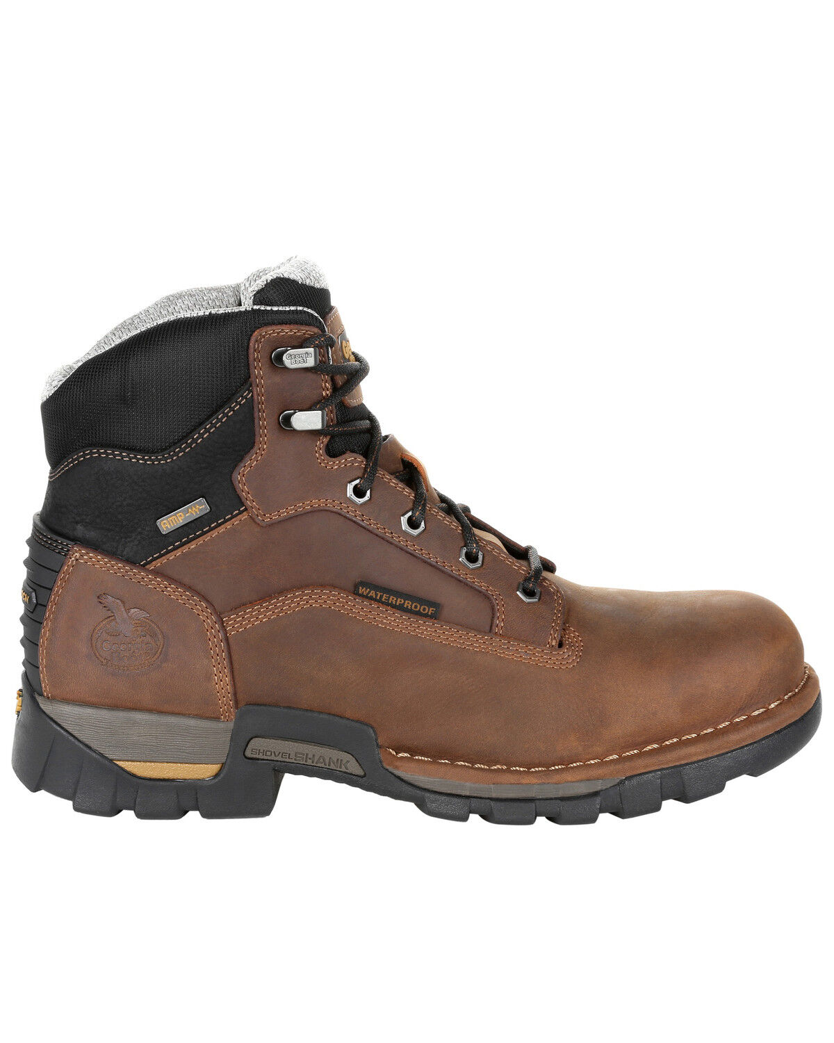 Image #2 - Georgia Boot Men's Eagle One Waterproof Work Boots - Soft Toe, Brown, hi-res