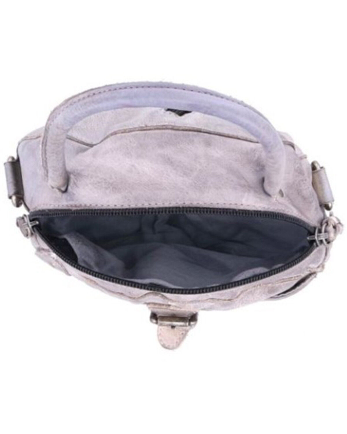 Image #4 - Bed Stu Women's Arenfield Icicle DD Handle Crossbody Bag, Grey, hi-res
