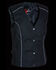 Image #2 - Milwaukee Leather Women's Stud & Wing Embroidered Vest - 4X, Black, hi-res