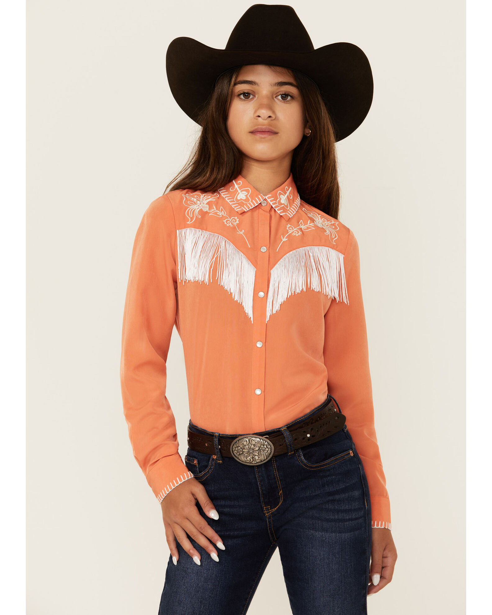 Ladies western fringe shirts store