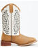 Image #2 - Laredo Women's Underlay Western Boots - Broad Square Toe , Blue/white, hi-res
