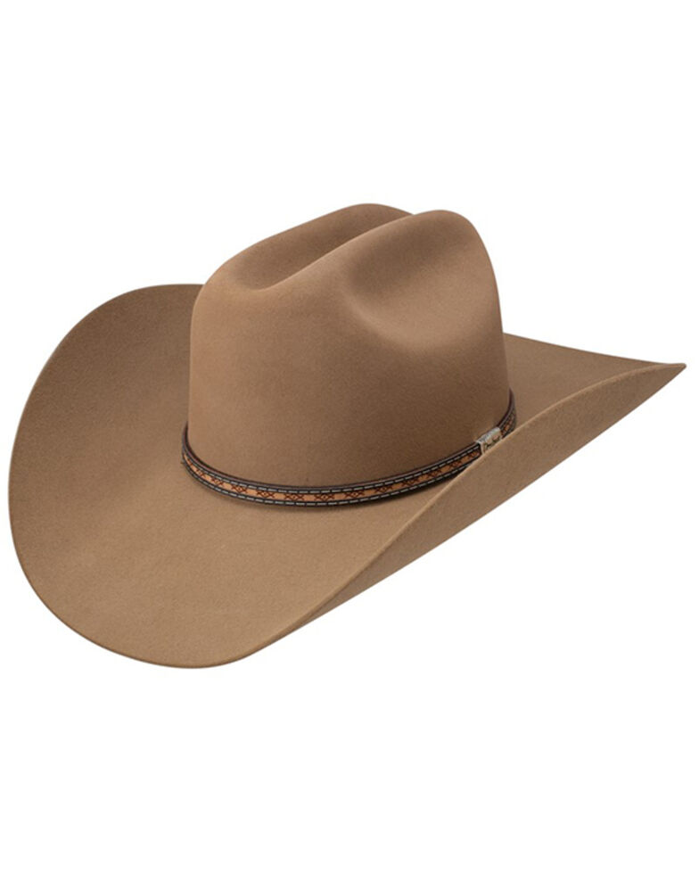 Resistol Men's Light Brown 6X Ocho Rios Felt Western Hat , Lt Brown, hi-res