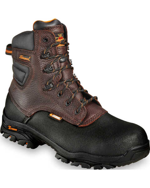 Thorogood Men's Crossover 7" Waterproof Z-Trac Boots - Composite Toe, Brown, hi-res