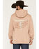 Image #1 - Cody James Men's Longhorn Graphic Hooded Sweatshirt, Tan, hi-res