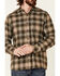 Image #3 - North River Men's Performance Plaid Long Sleeve Button-Down Western Shirt , Forest Green, hi-res