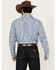 Image #4 - Cody James Men's Badlands Southwestern Print Long Sleeve Snap Western Shirt, Navy, hi-res