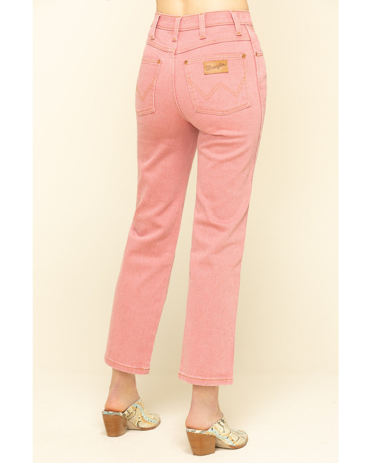 wrangler high rise heritage fit jeans