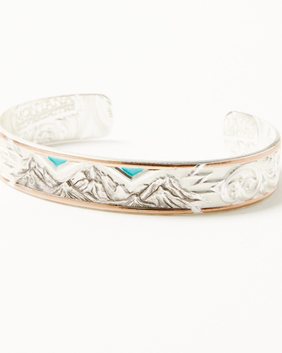 Image #1 - Montana Silversmiths X Ian Munsick Cloudy Mountain Bracelet Cuff, Multi, hi-res