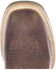 Image #6 - Lucchese Women's Ruth Cowhide Leather Western Boot - Square Toe, Chocolate, hi-res