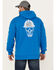Image #4 - Ariat Men's Rebar Roughneck Pullover Hooded Sweatshirt, Blue, hi-res