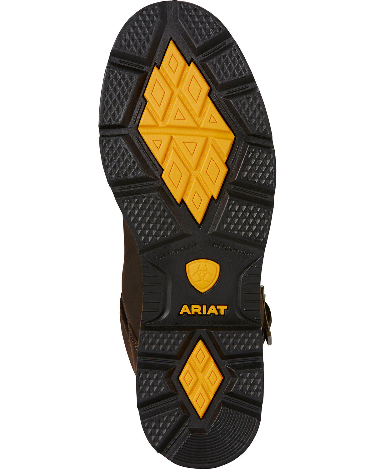 Image #3 - Ariat Men's Groundbreaker Work Boots - Moc Toe, Dark Brown, hi-res