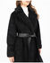 Image #4 - Frye Women's Faux Fur Double Breasted Coat , Black, hi-res