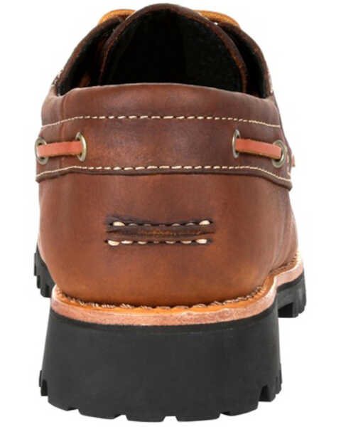 Image #4 - Rocky Men's Collection 32 Small batch Oxford Shoes - Moc Toe, Brown, hi-res