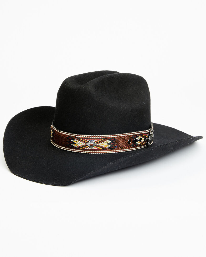 Cody James Men's Southwestern Hat Band, Brown, hi-res