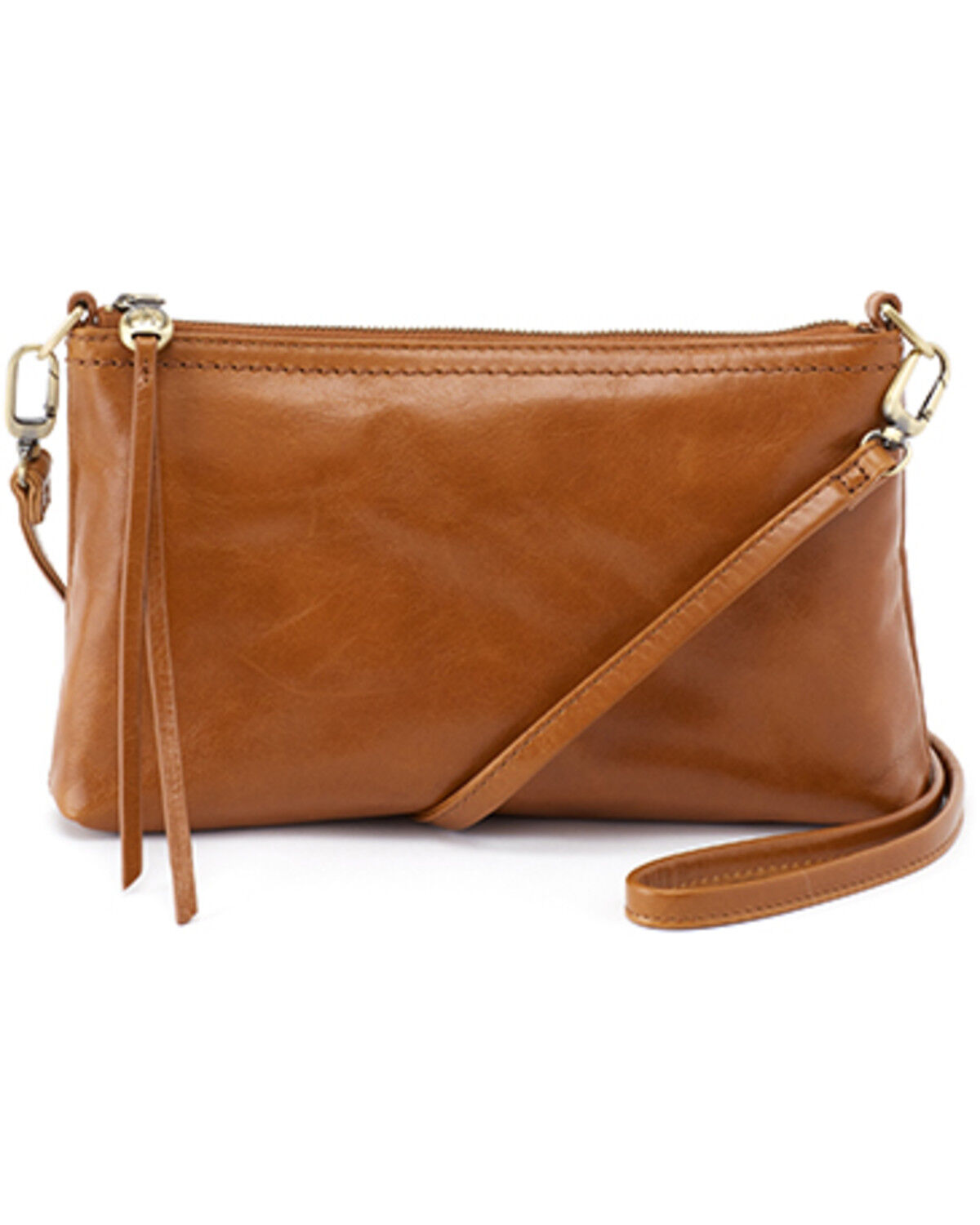 Image #1 - Hobo Women's Darcy Truffle Vintage Hide Leather Crossbody, Brown, hi-res