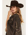 Image #2 - Idyllwind Women's Kenway Boot Stitch Shawl, Black, hi-res