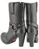 Image #3 - Milwaukee Leather Women's Leather Harness Boots - Round Toe, Black, hi-res