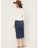 Image #3 - Wrangler Women's Dark Wash Modern Denim Pencil Skirt, Dark Wash, hi-res