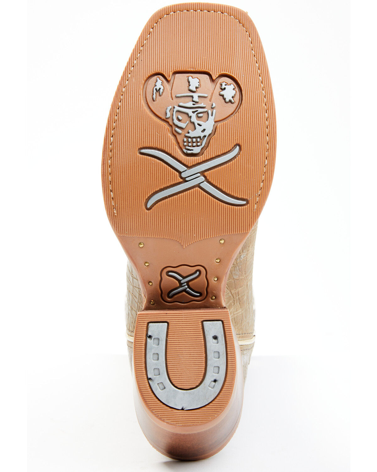 Image #7 - Twisted X Men's Buckaroo Western Boots - Broad Square Toe, Brown, hi-res