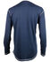 Ariat Men's Rebar Crew Long Sleeve Work Shirt, Navy, hi-res