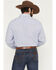 Image #4 - George Strait by Wrangler Men's Geo Print Long Sleeve Button-Down Stretch Western Shirt - Tall, Blue, hi-res