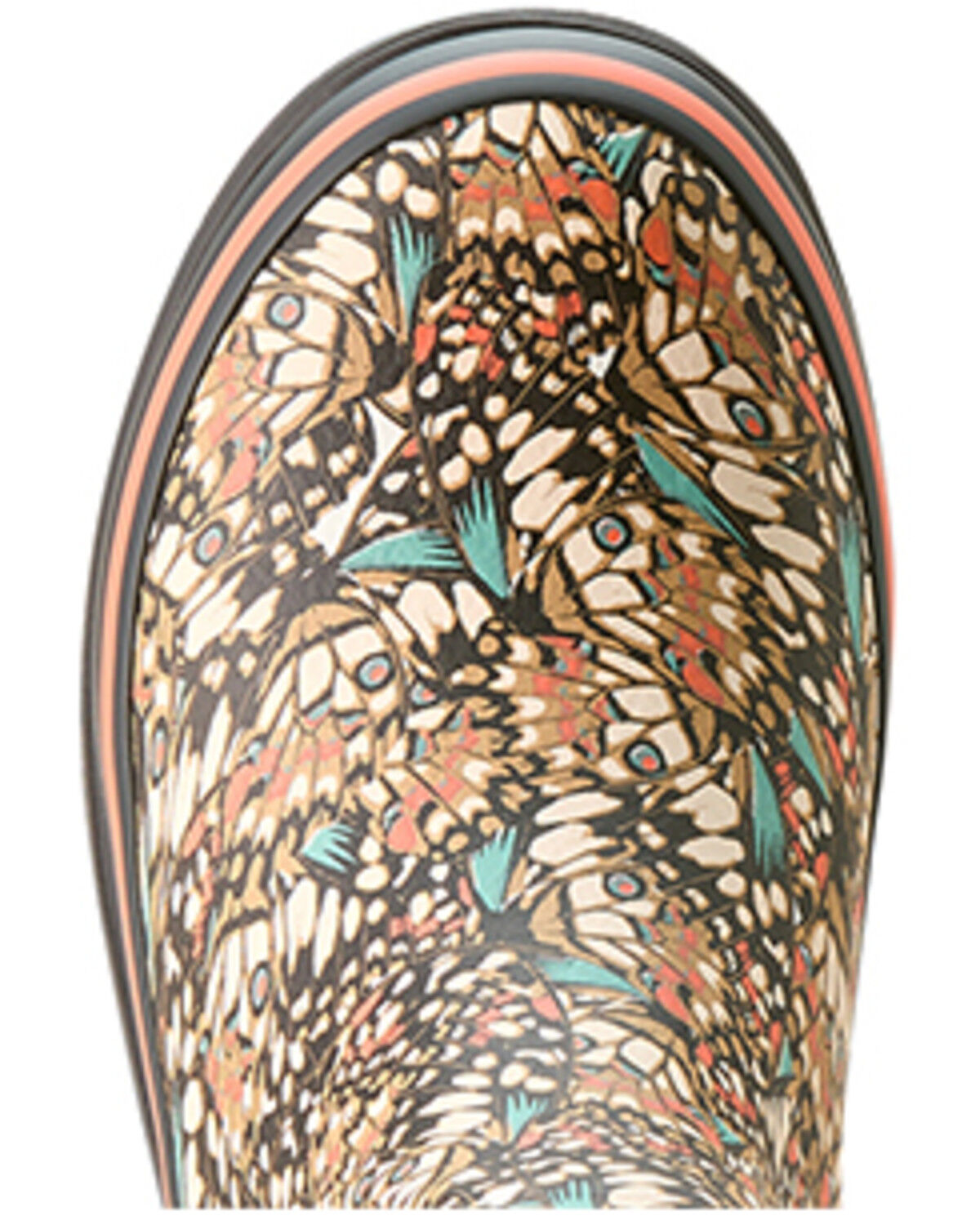 Image #4 - Ariat Women's Kelmarsh Butterfly Print Waterproof Rubber Boots - Round Toe, Multi, hi-res