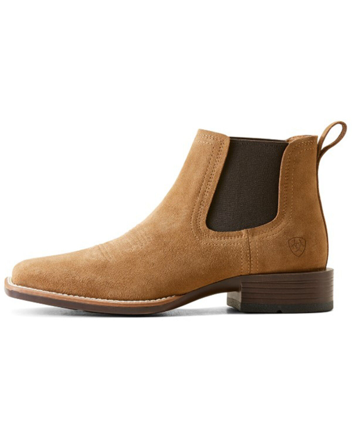 Image #2 - Ariat Men's Booker Ultra Western Boots - Broad Square Toe, Brown, hi-res
