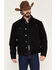 Image #1 - Wrangler Retro Men's Sherpa Lined Button-Down Denim Jacket, Black, hi-res