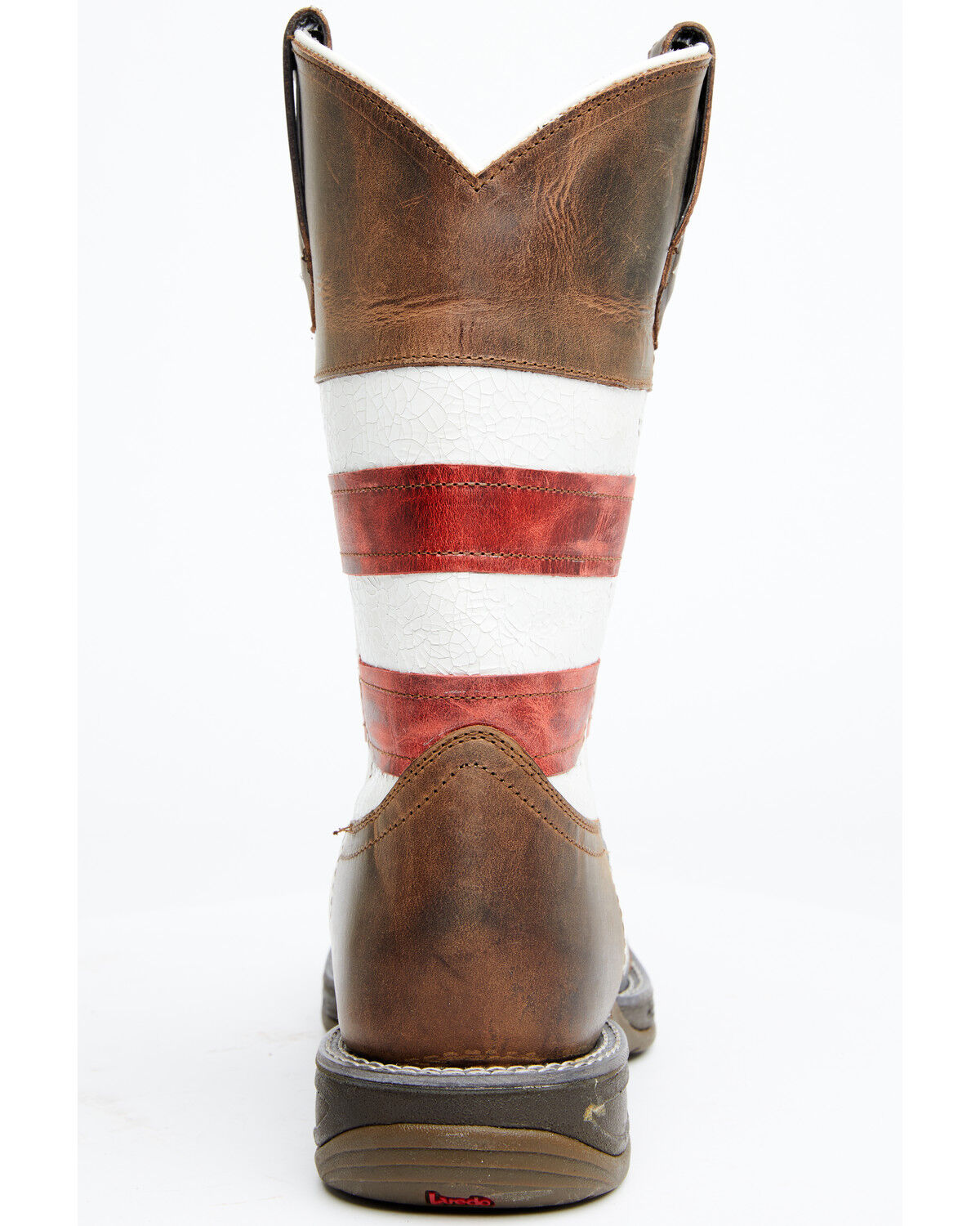 Image #5 - Laredo Men's Hancock Western Boots - Broad Square Toe, Brown, hi-res