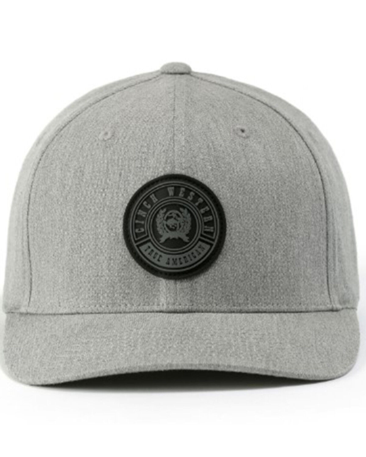 Image #3 - Cinch Men's Rubber Patch Ball Cap, Grey, hi-res