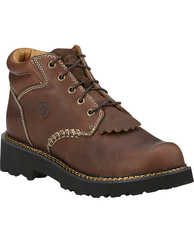 Ariat Canyon Lace-Up Work Boots - Round Toe, Copper, hi-res