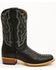 Image #2 - Dan Post Women's Exotic Python Western Boots - Broad Square Toe, Black, hi-res