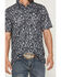 Image #3 - Panhandle Slim Men's Cactus Print Short Sleeve Button-Down Polo Shirt, Black, hi-res