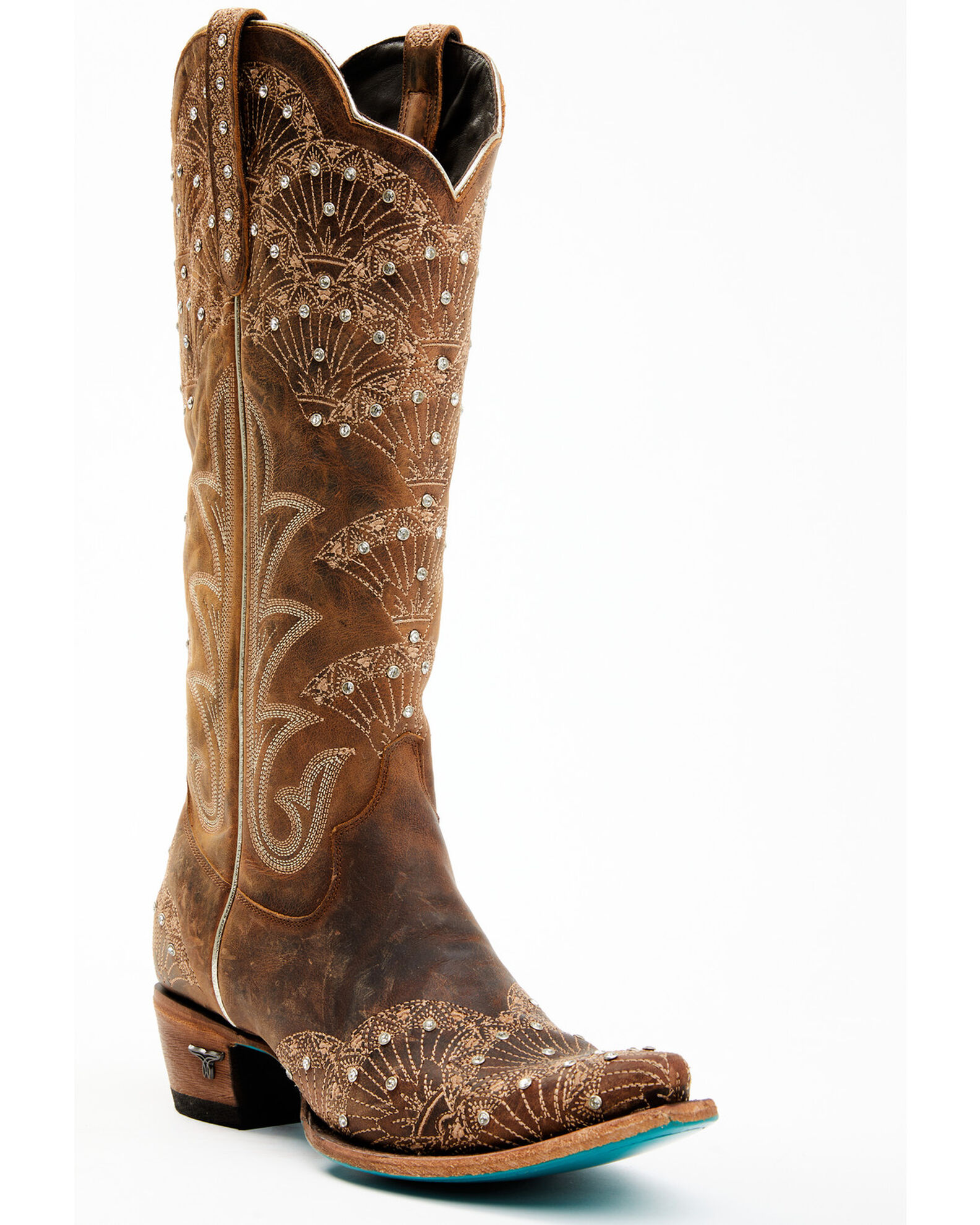 Boot Barn X Lane Women s Exclusive Calypso Leather Western Bridal Boots Snip Toe Sheplers