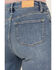 Image #4 - Dear John Women's Fiona Medium Wash Wide Leg Stretch Denim Jeans, Medium Wash, hi-res