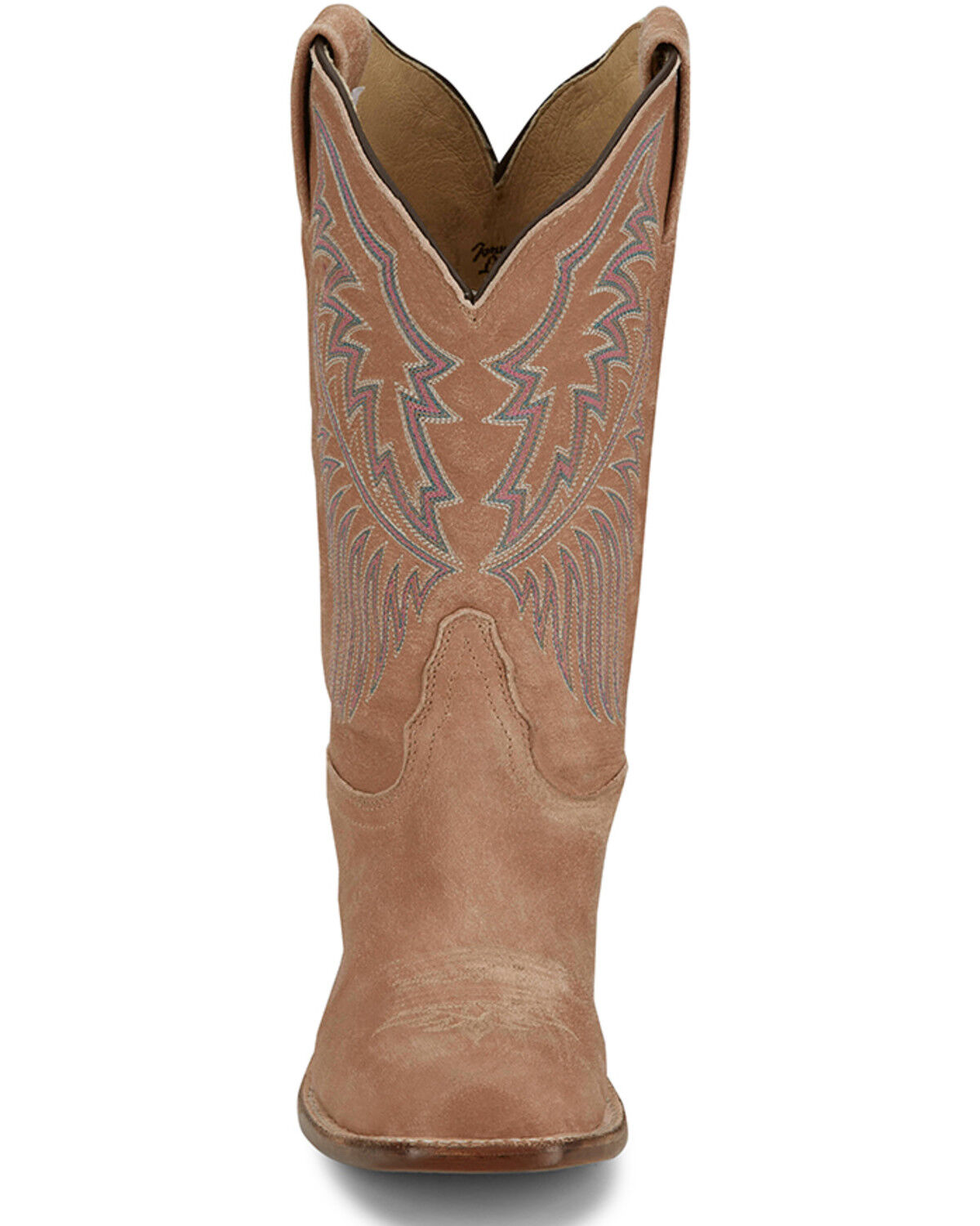 Image #4 - Tony Lama Women's Sagrada Western Boots - Square Toe, Tan, hi-res