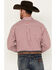 Ariat Men's Valen Plaid Print Long Sleeve Button-Down Western Shirt - Tall, Magenta, hi-res